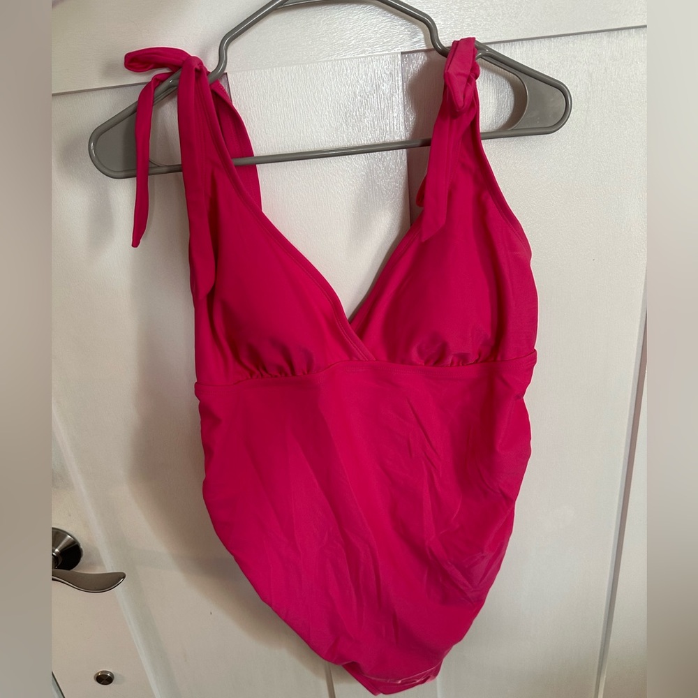 Isabel Maternity One Piece Suit size L, hot pink